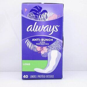 Always Dailies Xtra Protection Long Liners, Unscented, 40 Count